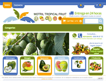 Tablet Screenshot of motriltropicalfruit.com